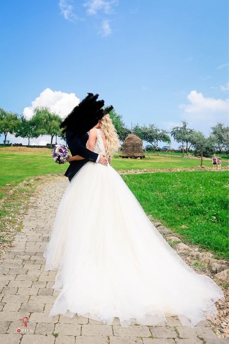 Rochie de mireasa PRINȚESA cu trena St Patrick Barcelona mărime 36-38