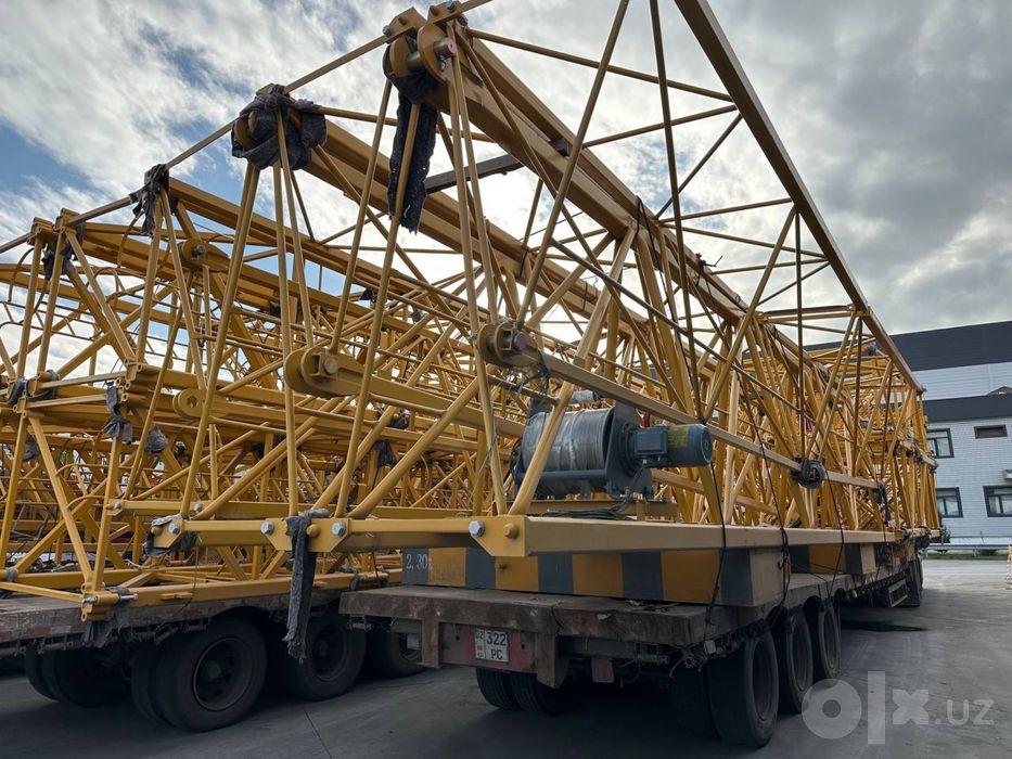 Установка башенного крана