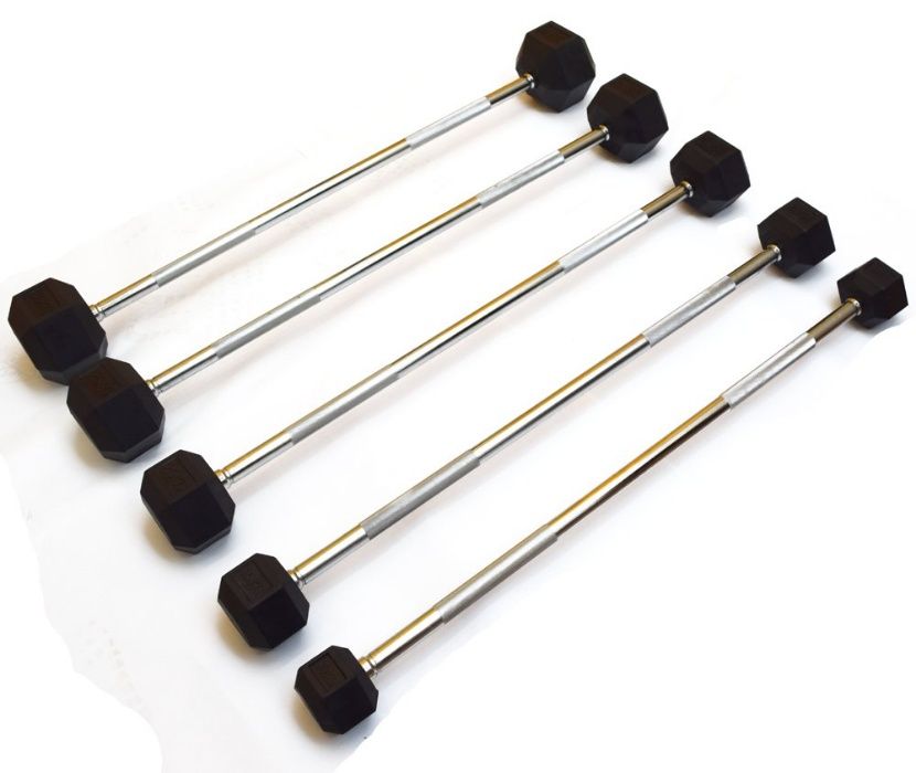 Барбели с Фиксирана Тежест | 10-45 кг / Прави и Криви Щанги / Щанга