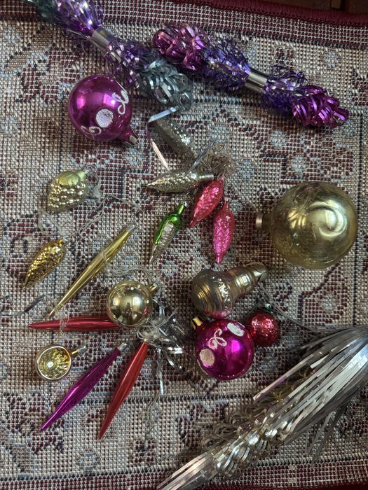 Елочные игрушки СССР в хорошем состоянии