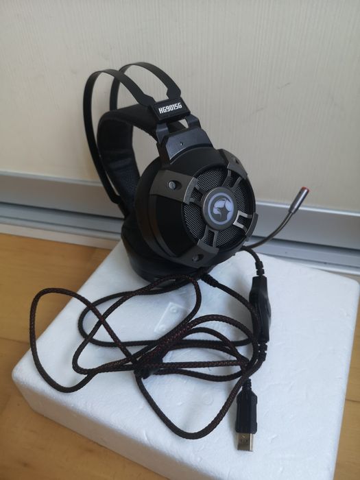Casti Marvo HG9015G Microfon RGB, Gaming, USB 2.0, Sunet Virtual