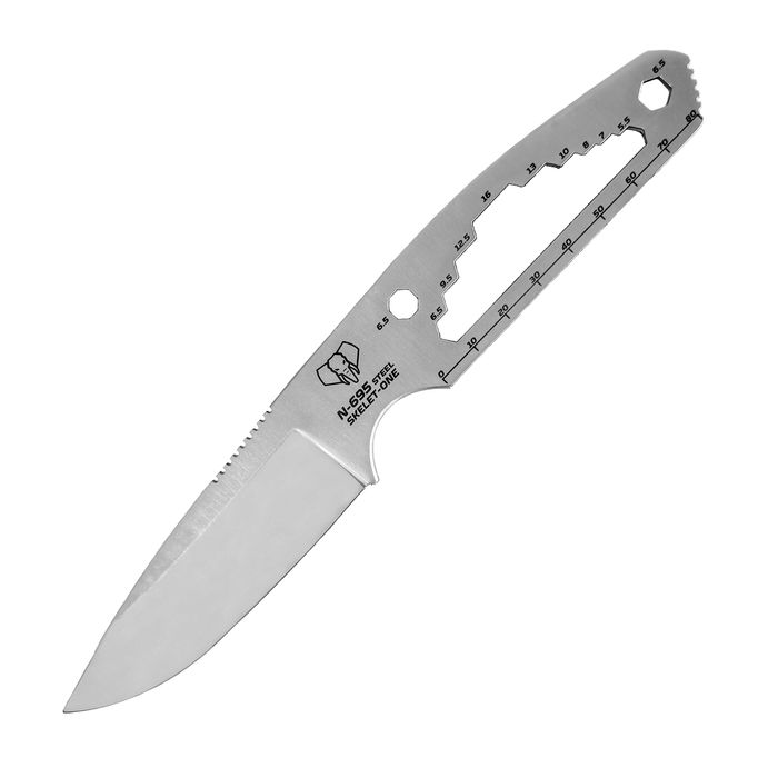 Cutit supravietuire Cudeman Skelet One, maner otel inoxidabil, lama otel Bohler N695, teaca Kydex