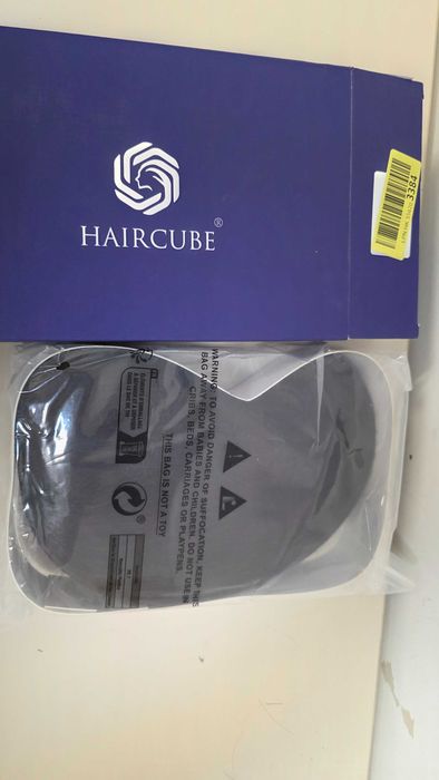 Perucă HAIRCUBE bob scurt șaten închis cu breton, sintetică