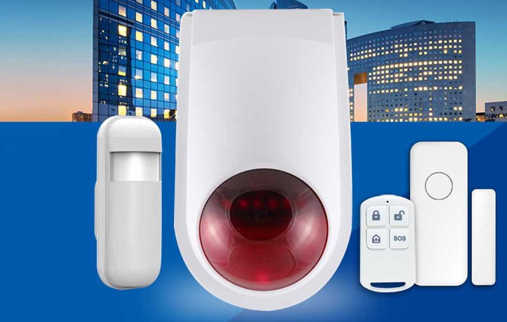 Sirena wireless cu avertizare optica si sonora PGST PE-516