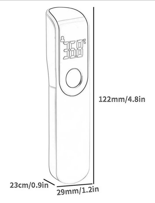 Безконтактен инфрачервен термометър за чело

Термометърът е прециз