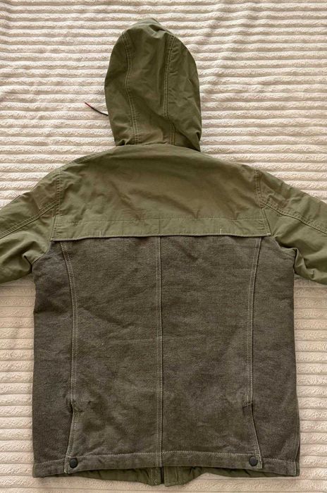 REPLAY jacheta army cu gluga, M