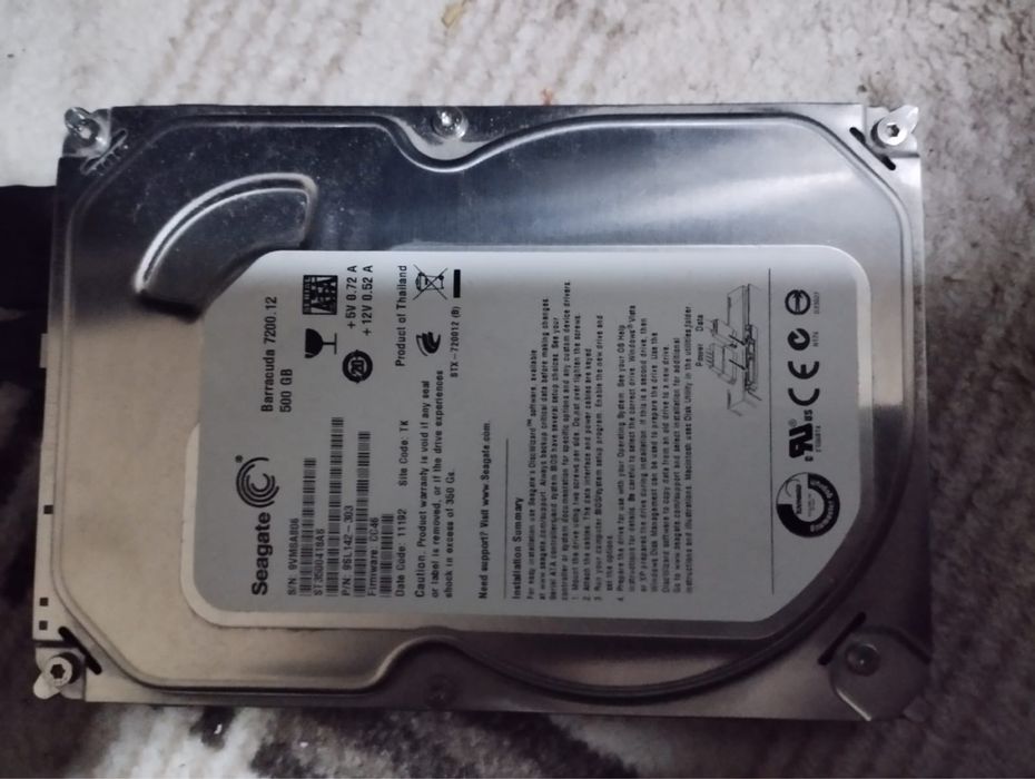 Продам жесткий диск 500 гигабайт