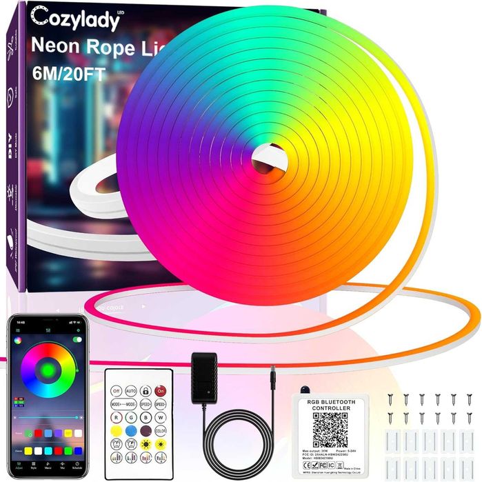 Cozylady водоустойчива RGB неонова светлина