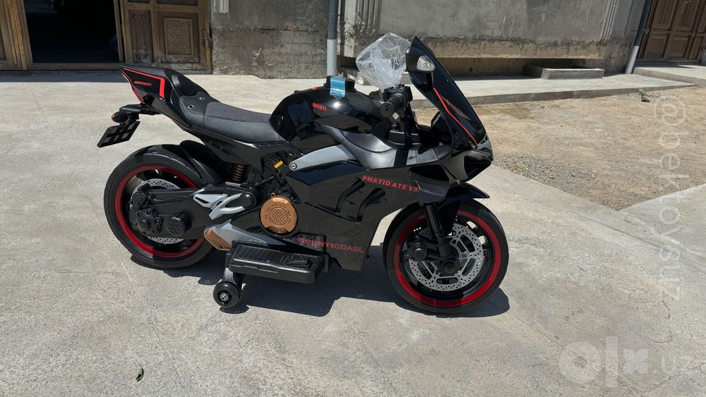 Детский мотоцикл Ducati V5 для детей 3-7 лет EVA колёса 24V до 30 кг