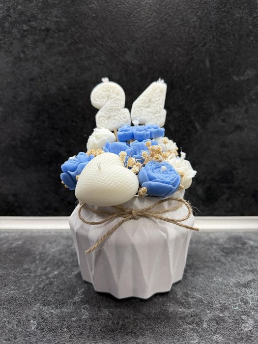 Букети от соеви свещи