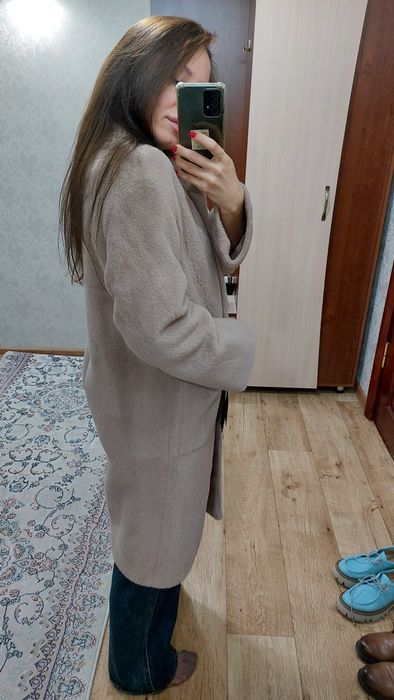 Пальто натуральное альпака