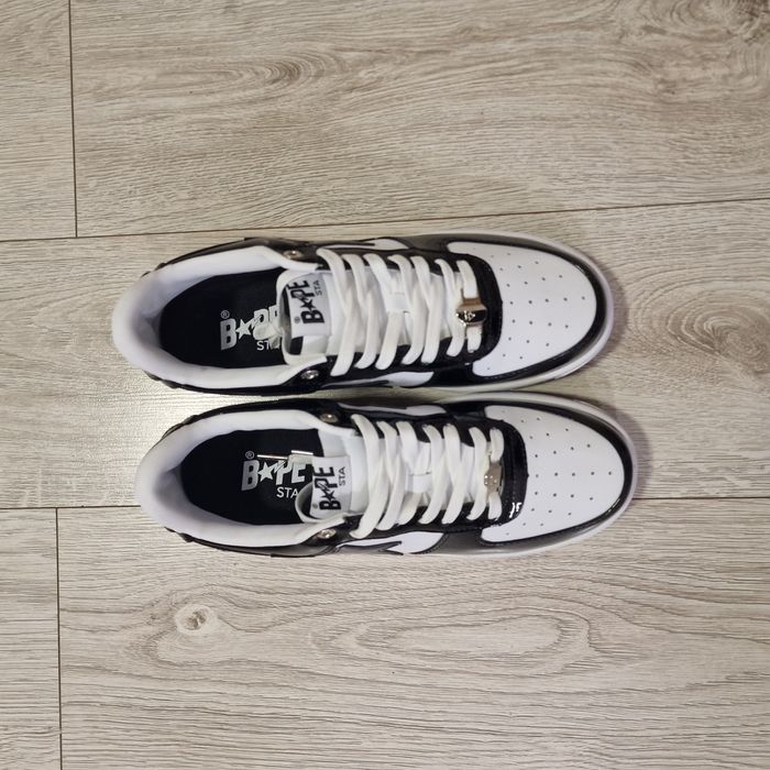 Bapesta negru si alb