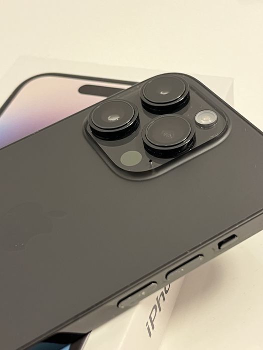 Iphone 14 Pro Black 128GB 85% BH E Sim Пълен комплект кейс и протектор