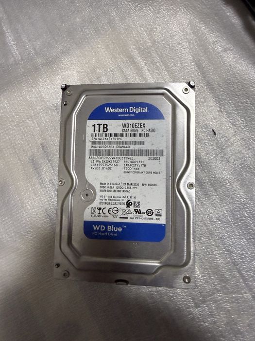 HDD 1tb 3.5 inch 100% health