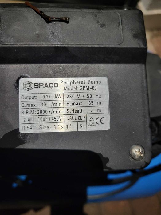 Hidrofor orizontal 50l