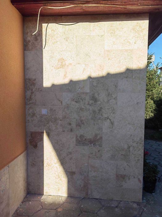 Промоция Травертин беж  плочи 1.2/61/40.6 - 19 Евро кв.м. с ДДС