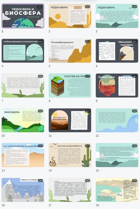 Презентации за училище, университет  във Figma, Canva, PowerPoint