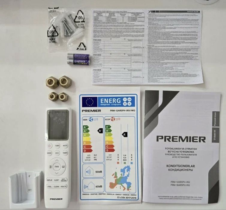 Konditsioner 18 premier GARANTIYA 10 yil Aksiya 30%