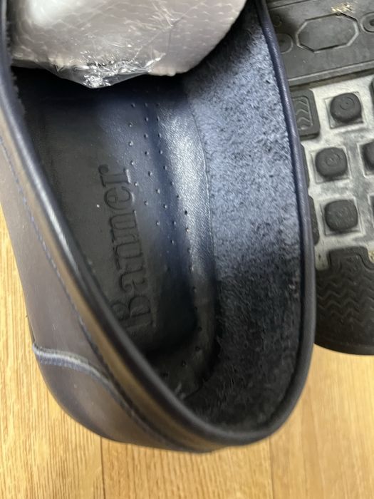 Мокасины кожаные мужские