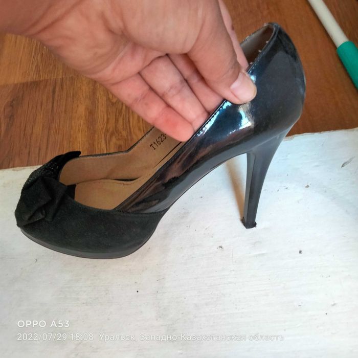 туфли черные  б/у