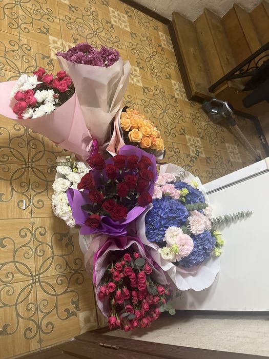 Цветы на выбор свежие