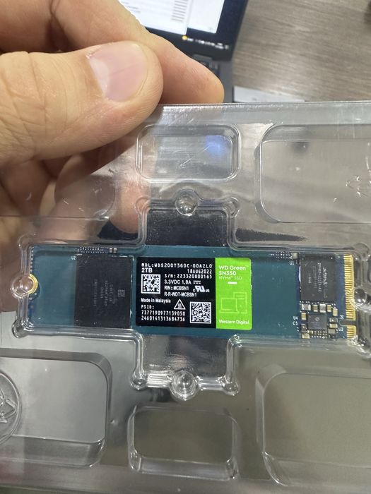 твердотельный накопитель WD Green SN350 2TB NVMe M.2 2280