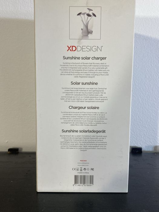 9 Buc. Baterie Solară Design; Încărcător Telefon Baterie Externă
