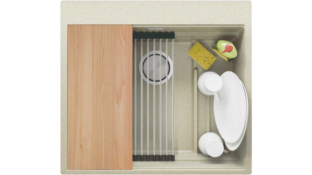 Кухненска Мивка от гранит Осло 60 Max Multilevel 580 x 53 ПРОМО ОФЕРТА