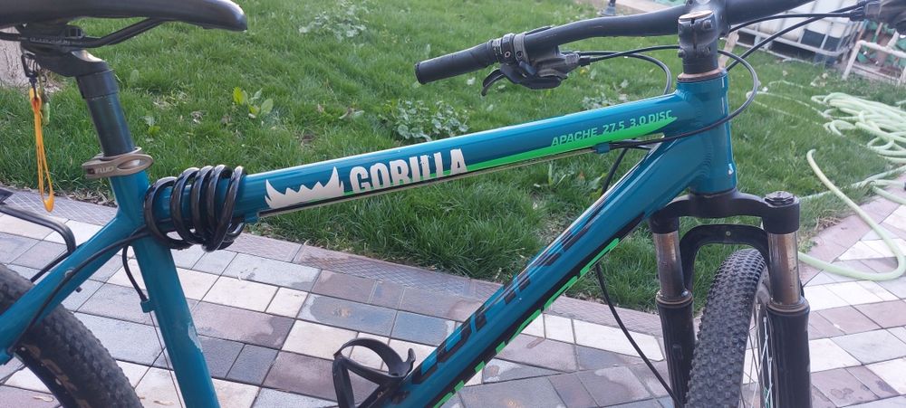 Синий велосипед MTB