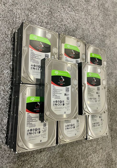 Lot 20× HDD Seagate IronWolf NAS 8TB SATA Health 100% – NAS / Storage