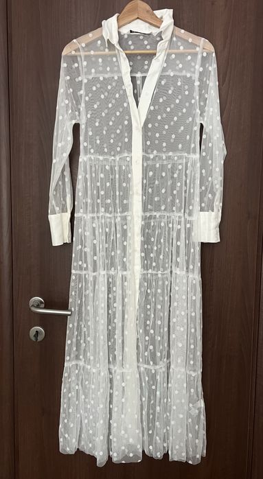 Дантелена рокля, тюлени рокли Zara