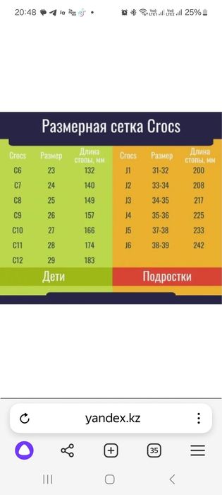 Продам кроксы детские