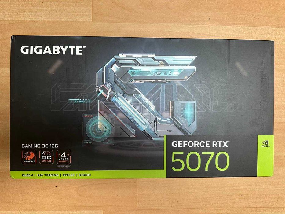 Видеокарта GIGАВYТЕ GеFоrсе RТХ5070 GАМING ОС 12GВ