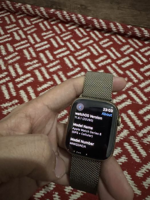 iWatch series 8 45mm Sapphire Milanese GPS+LTE