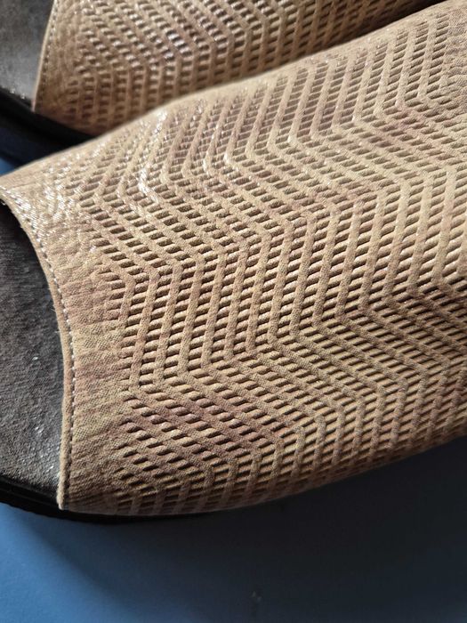 Saboți pentru damă, realizați din piele naturală, marime 40