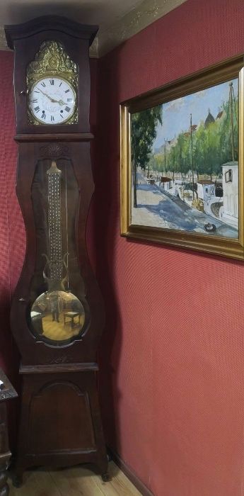 Салонен часовник, голям,уникален старинен Франция окол 1850-1900 г