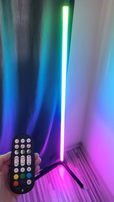 Lampadar de colț Riyo LED RGB (Smart) - Nou