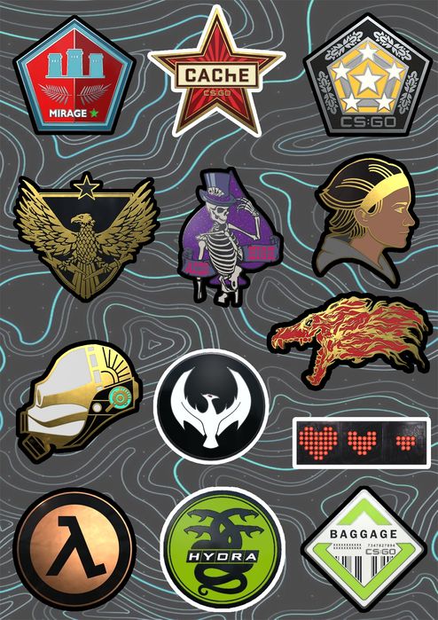 Продам стикеры, по штучно.