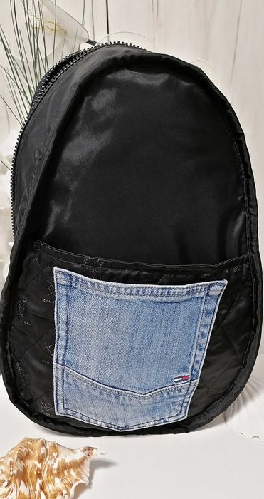 Ръчно изработена дънкова раница