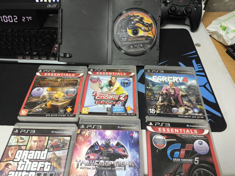 ps3 с двумя джойстиками