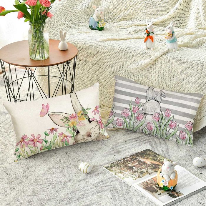 Сет от 2 броя декоративни калъфки за възглавнички, 50/30 см