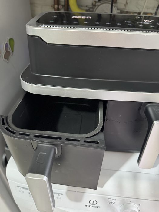 friteuza cu dubla cu aer cald