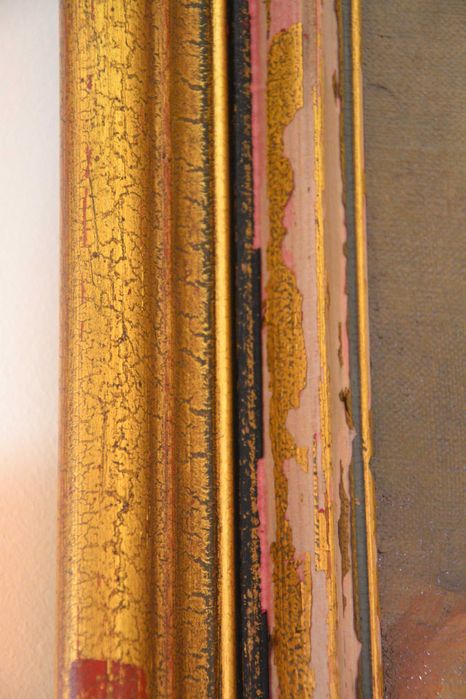 Tablou pictură ulei deosebit Ernst Frese (1939) Portret băiat 116x90cm