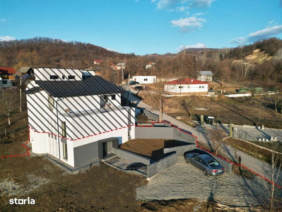 Casă nouă modernă de vânzare în duplex - Vlăduceni, 10 minute de oraș