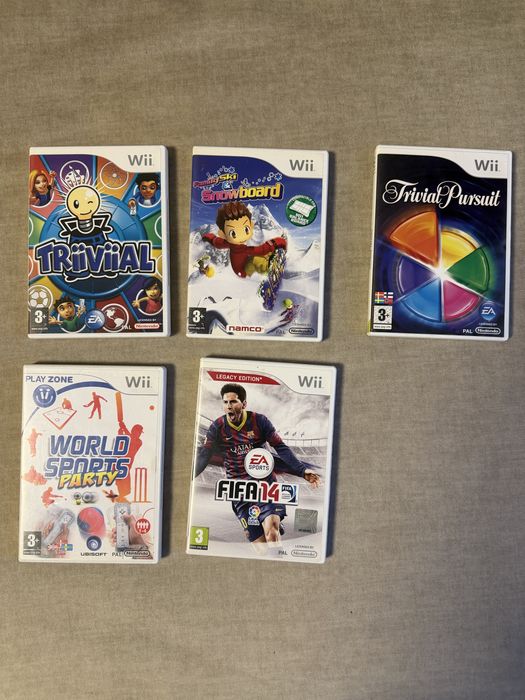 Pachet 5 jocuri originale Wii PAL