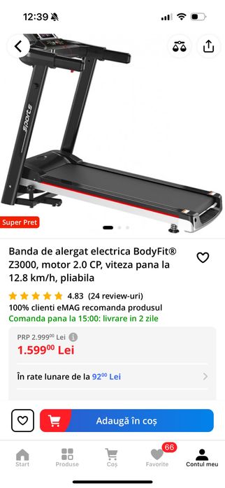 Banda de alergat !!cadou 2 gantere!pret fixxx!