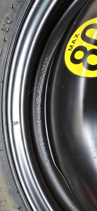 Hyundai  Резервна гума, 4 100 Патерица 115 70 15