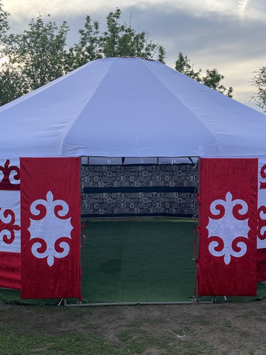 Юрта новая Велюр Газон