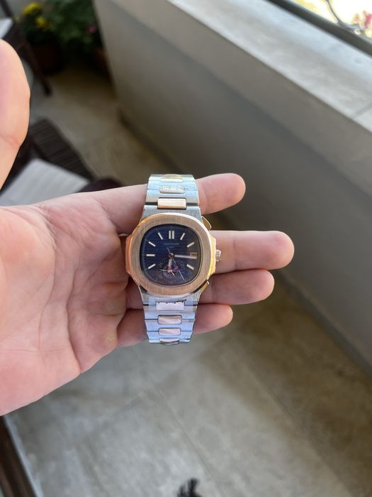 Patek Philippe Nautilus Rose Gold And Blue 40 mm