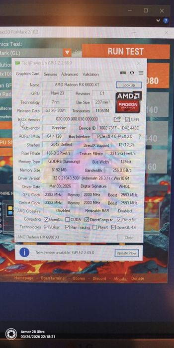 Amd Radeon rh 6600xt